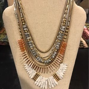 Ezra statement necklace